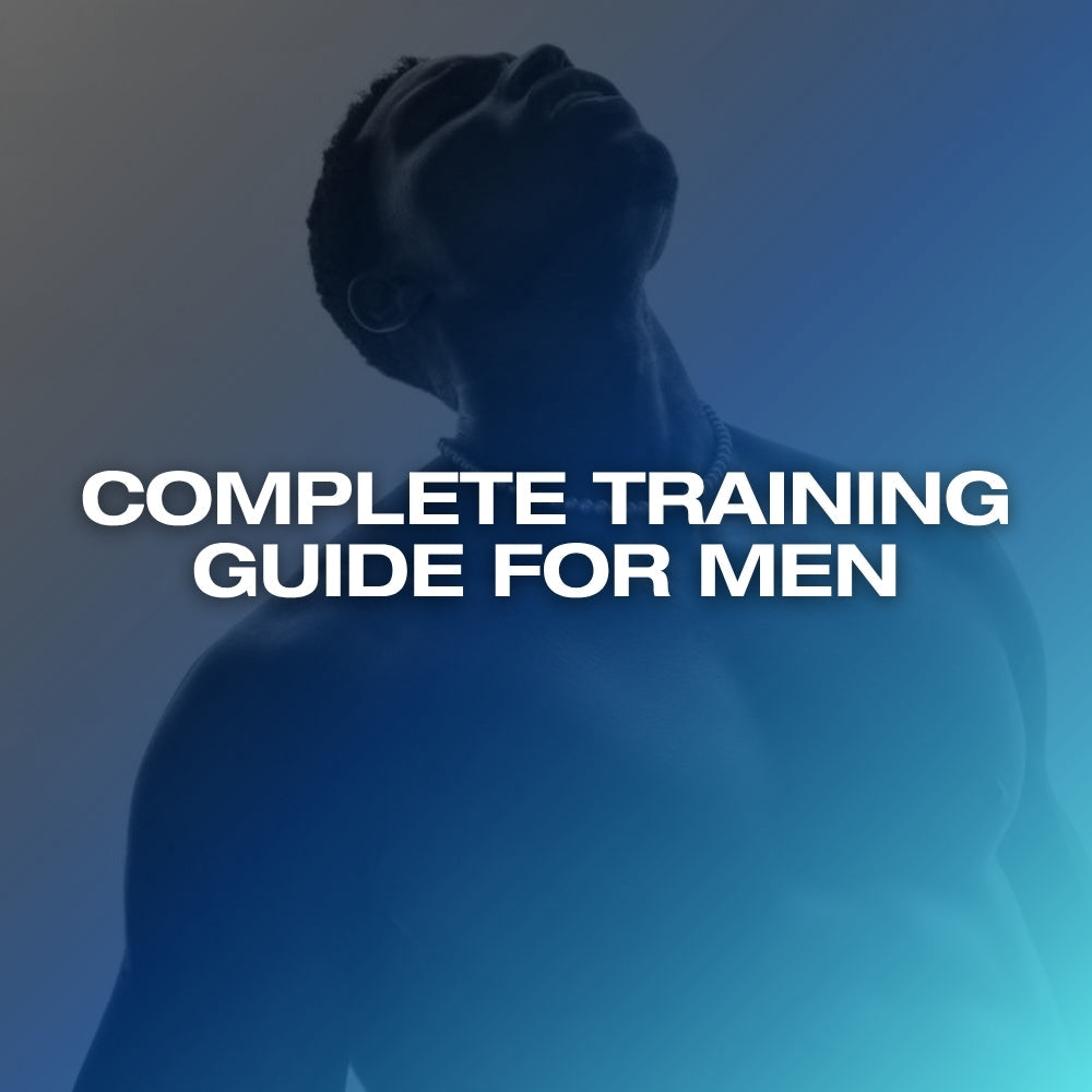 ETERNO blog feature image for the complete guide on how to build muscle for men