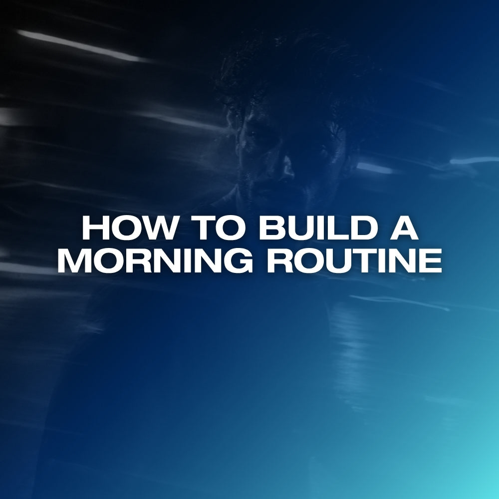 ETERNO blog feature image for how to build a morning routine that works for men